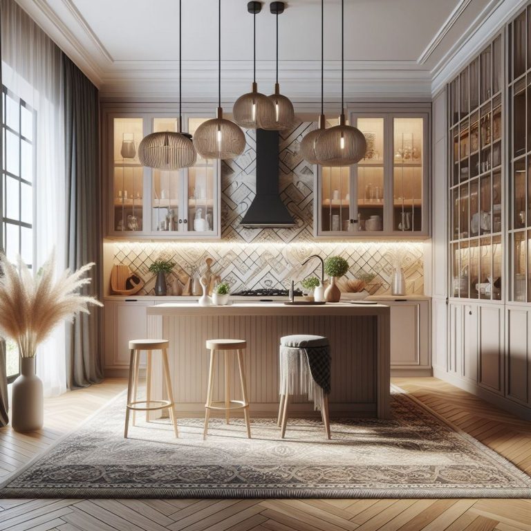 tapis cuisine chic et design