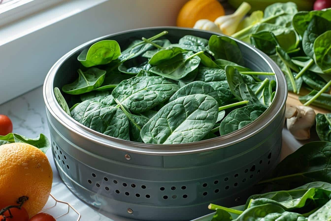 Comment cuire des épinards frais : techniques et temps de cuisson pour préserver leurs bienfaits
