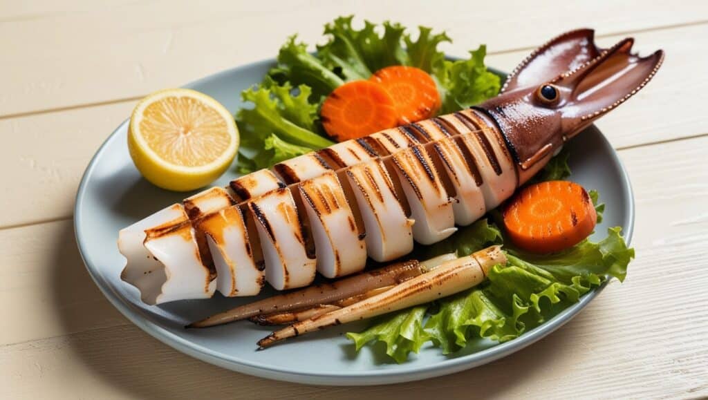 quel légumes avec des encornets