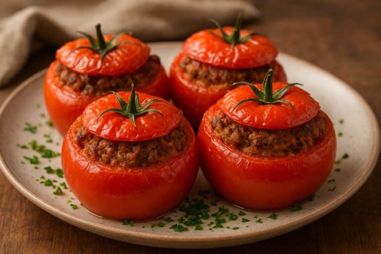 temps de cuisson tomates farcies a la viande