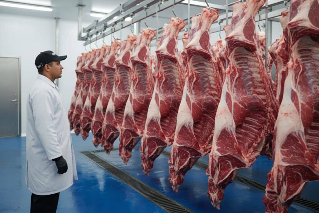 Équipement industriel de séparation mécanique VSM haute performance pour valorisation des coproduits carnés en usine agroalimentaire
